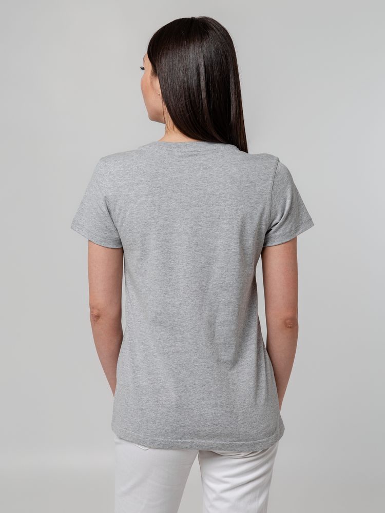Футболка женская T-bolka Stretch Lady, серый меланж-6