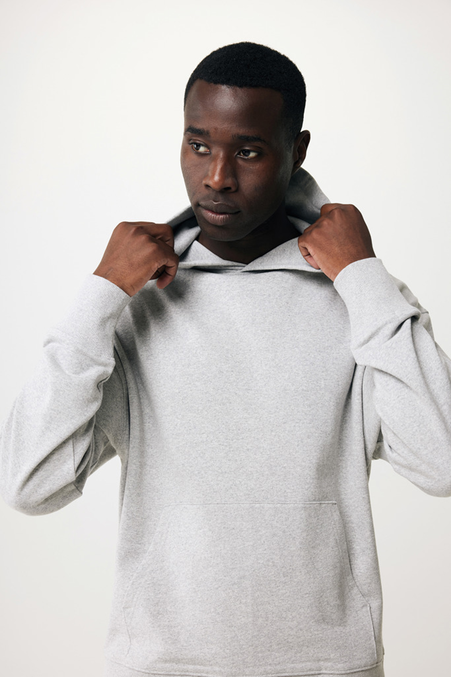 Худи Iqoniq Yoho из переработанного хлопка, свободный крой, унисекс, 340 г/м²-8