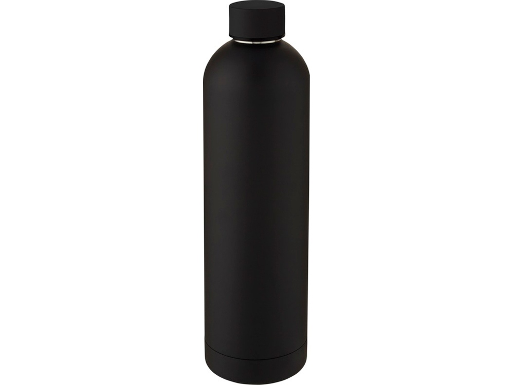 Spring Медная спортивная бутылка объемом 1 л с вакуумной изоляцией , черный-0