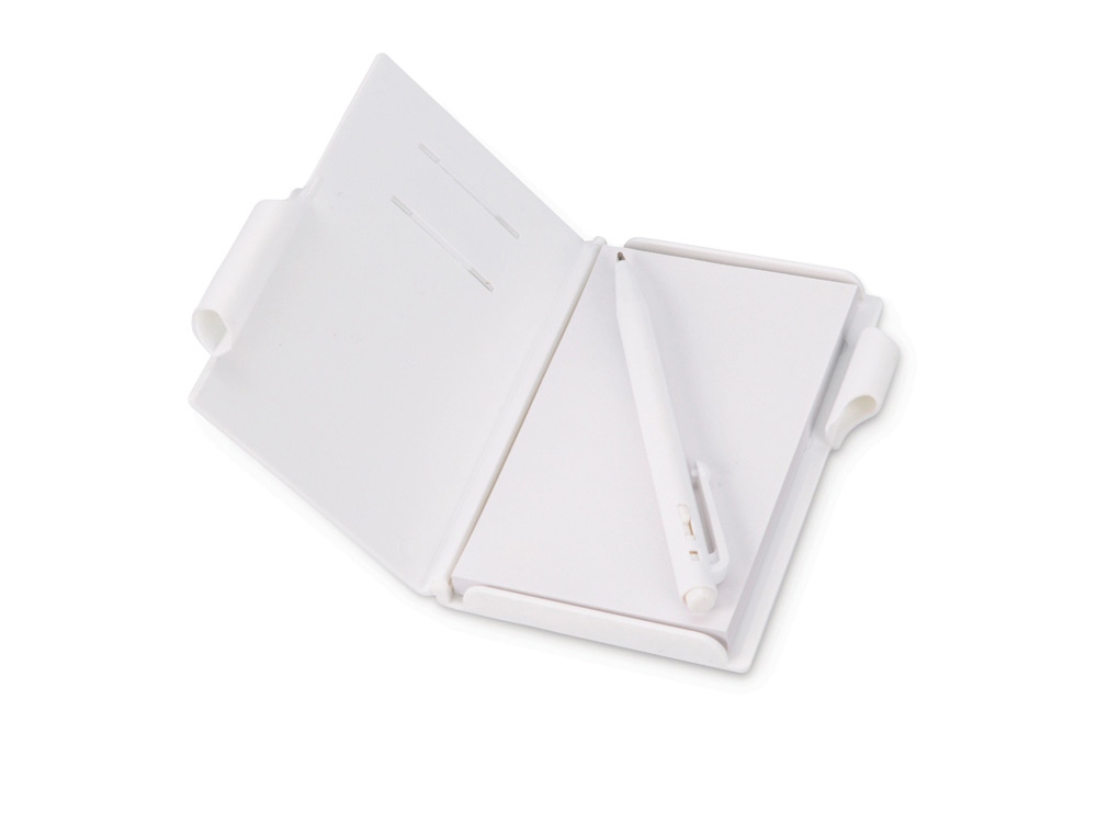 Записная книжка Альманах с ручкой, белый-1