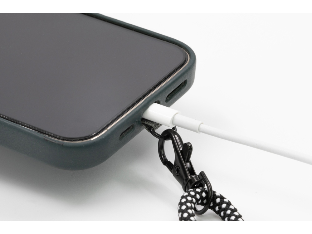 Ремешок-держатель для телефона на запястье Lany Wristband Eco, серый-3