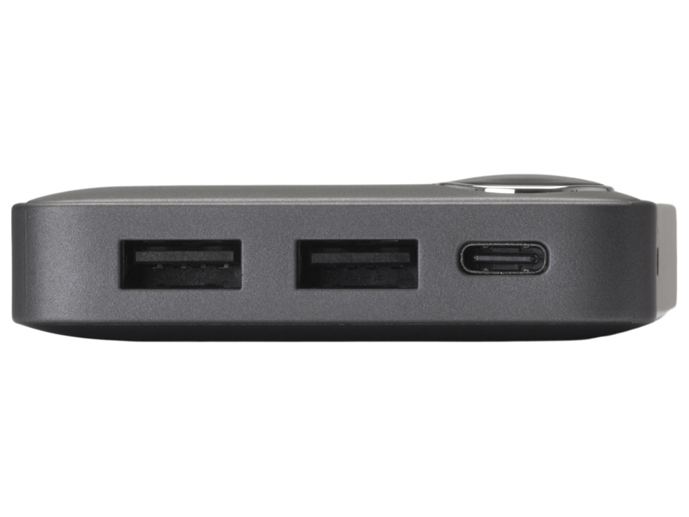 Внешний аккумулятор с дисплеем Mild, 10 000 mAh, темно-серый-5