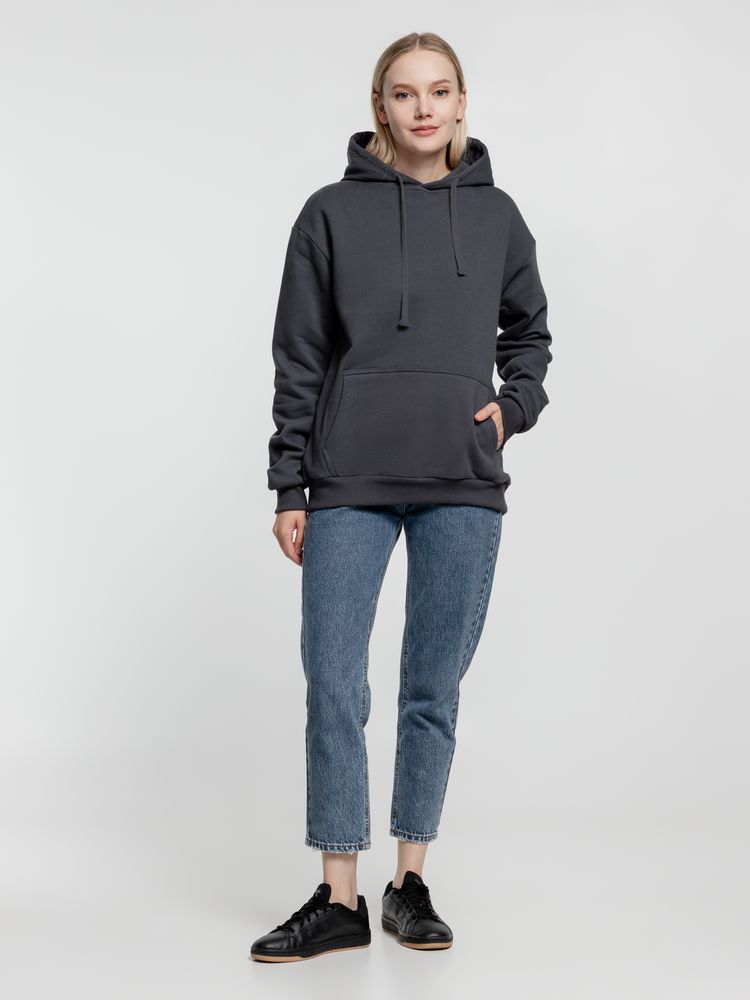 Худи Kirenga Heavy 2.0, темно-серое (графит)-4