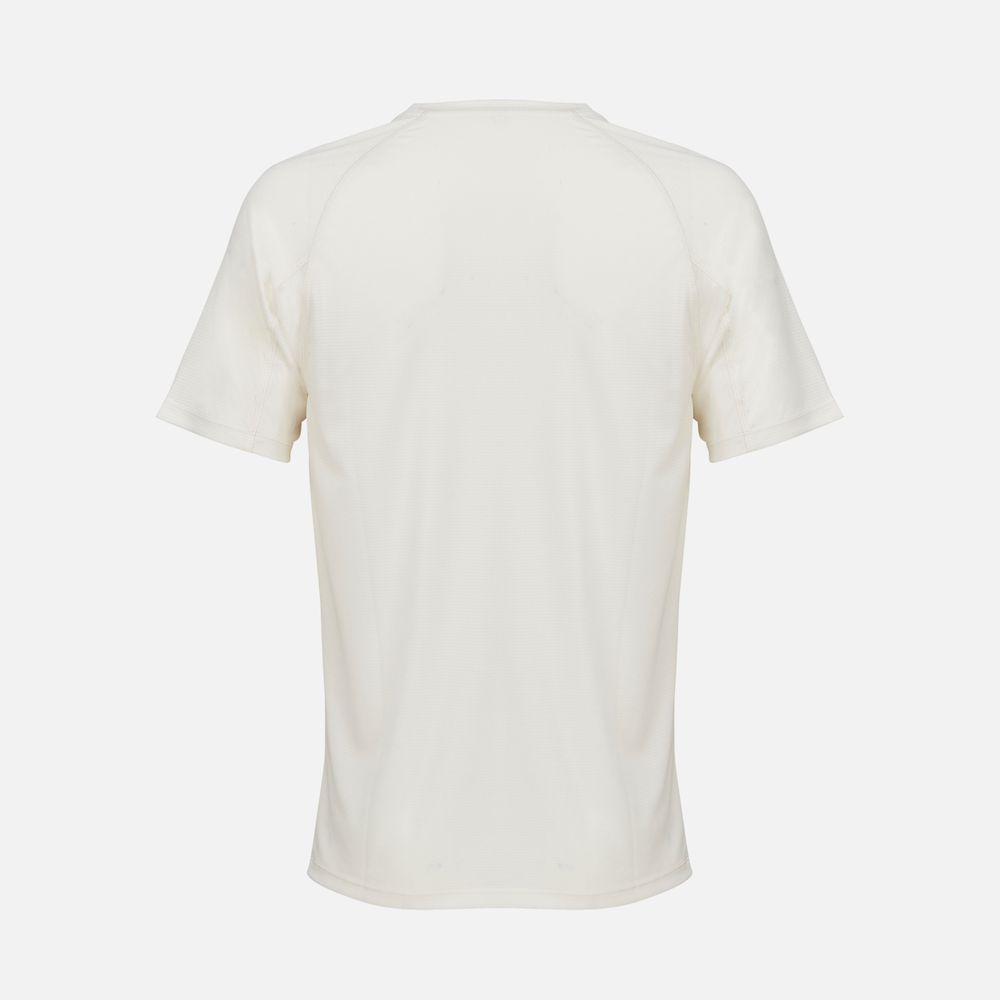 Футболка спортивная унисекс Vortex, молочно-белая-1