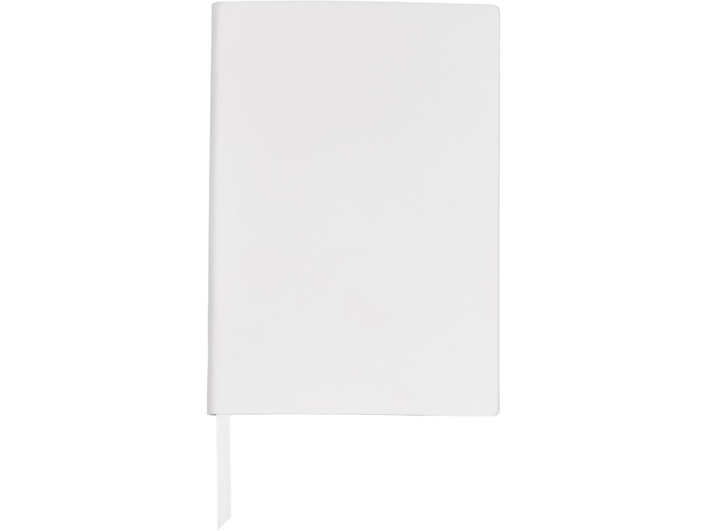 Бизнес-блокнот C1 софт-тач, гибкая обложка, 128 листов, белый-1