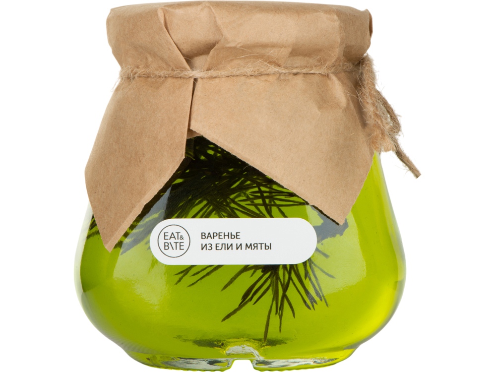 Сувенирный набор Варенье из ели и мяты в подарочной обертке 325 г-1