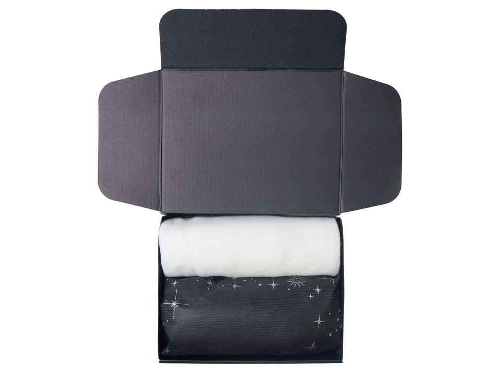 Подарочный набор с пледом, свечой и диффузором, белый-2