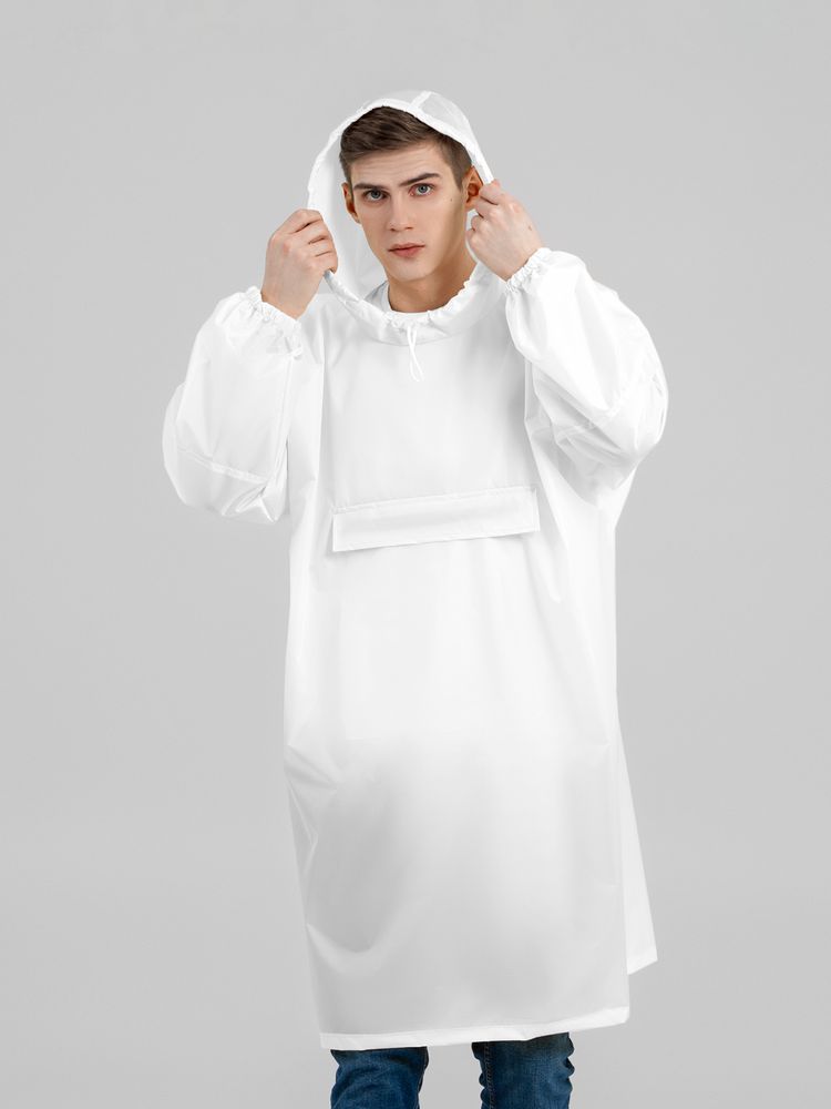 Дождевик-анорак Alatau, белый, единый размер-2