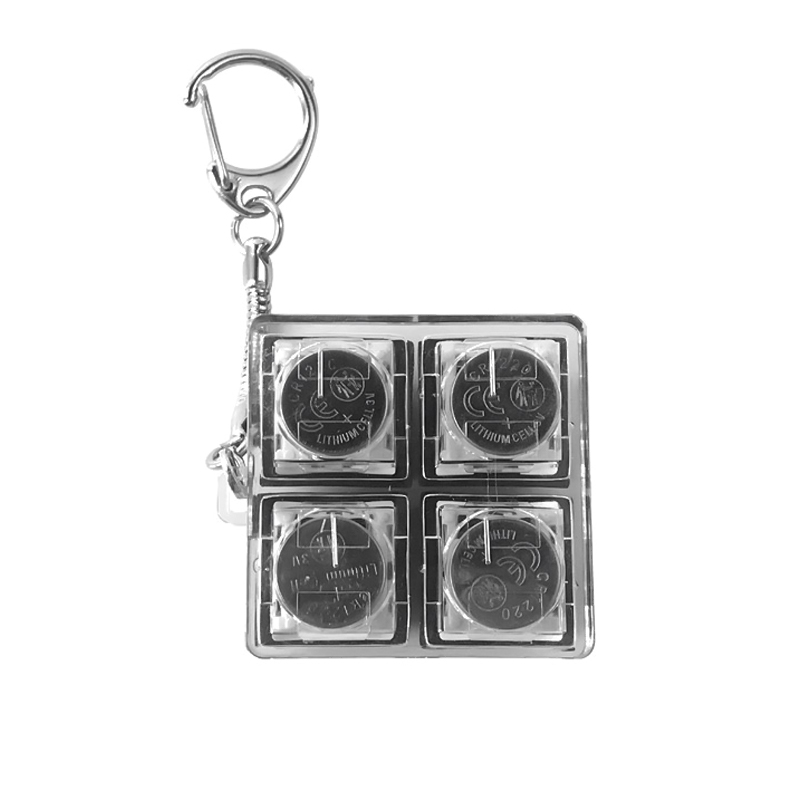 Брелок Press Anti Stress с LED подсветкой (фонарик), Черный-3