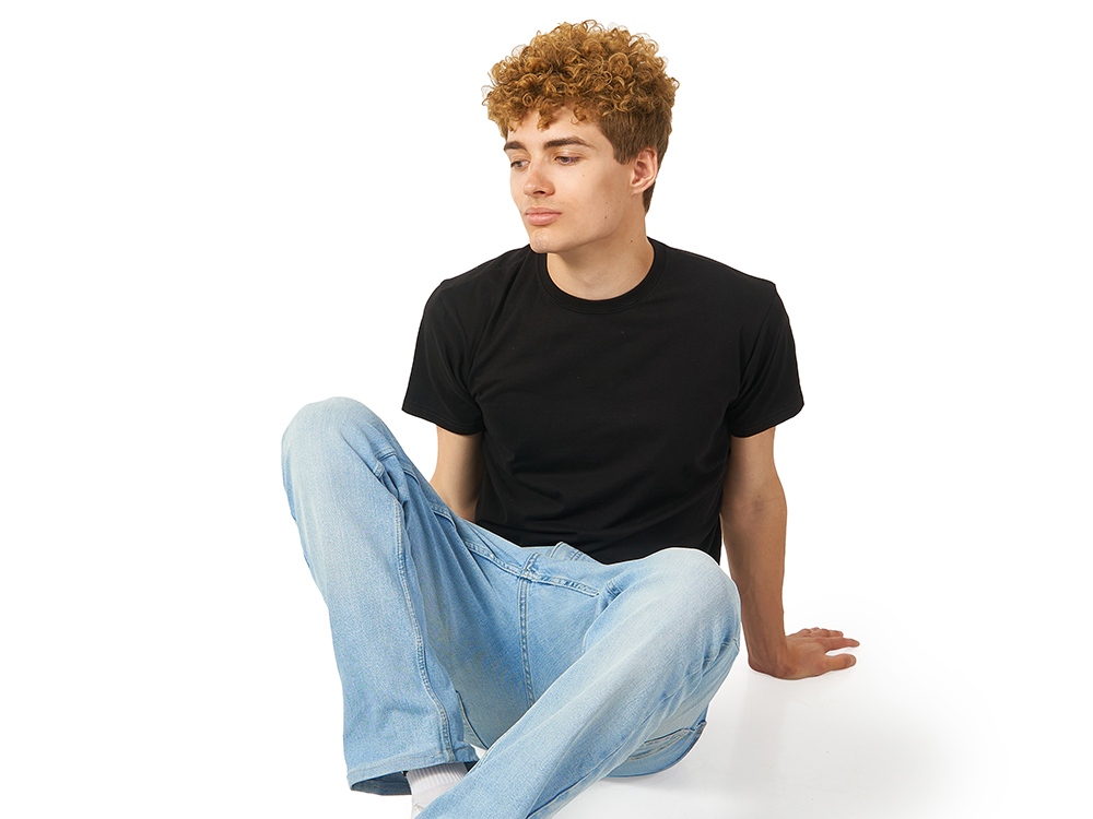 Футболка Heavy Super Club с боковыми швами, мужская, черный-1