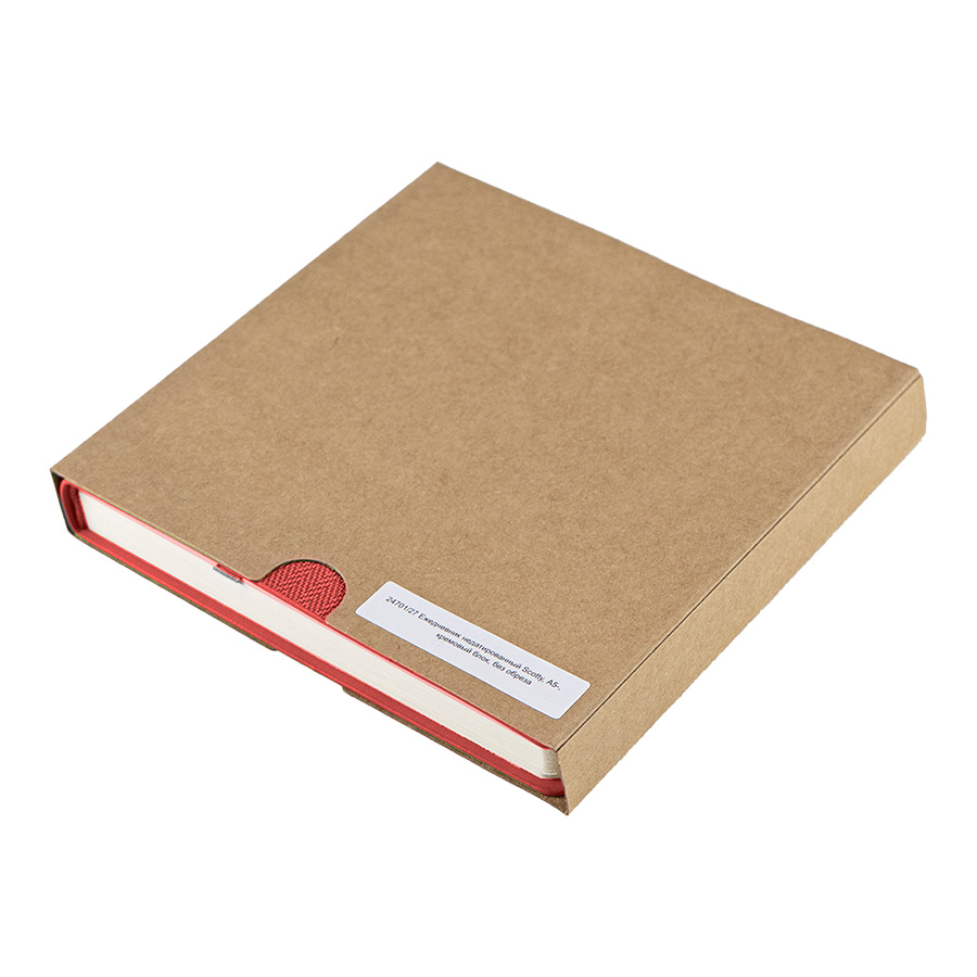 Ежедневник недатированный SCOTTY, формат А5-, ярко-красный-7