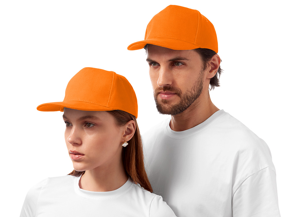 Бейсболка Florida 350 5-панельная, оранжевый-0