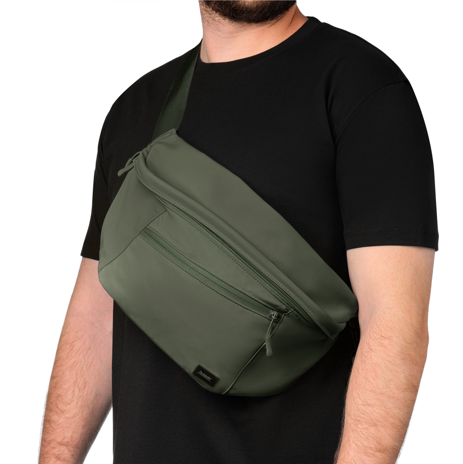Сумка через плечо (cross body) Бостон (Boston), зеленая-5