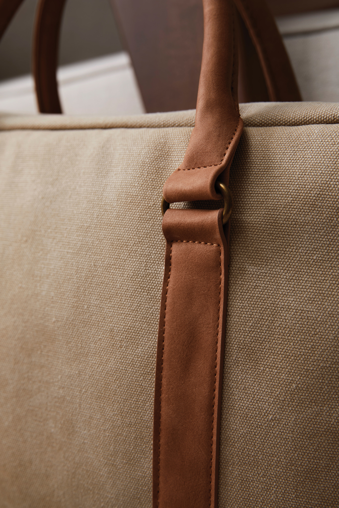 Сумка для ноутбука 16" VINGA Bosler из канваса бежевая-7