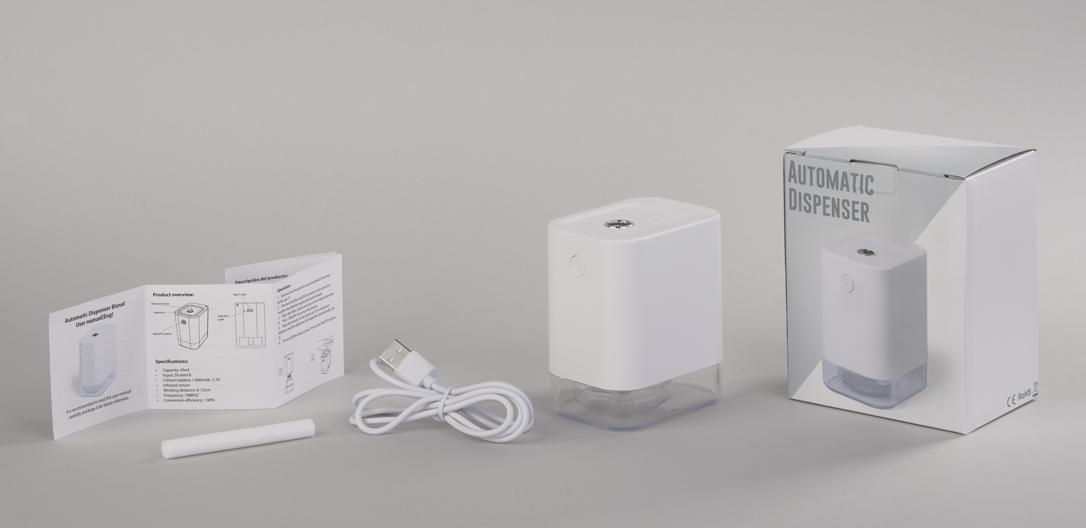 Автоматический сенсорный диспенсер "Security"-4