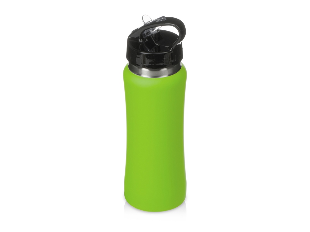 Бутылка для воды Bottle C1, сталь, soft touch, 600 мл, зеленое яблоко-1