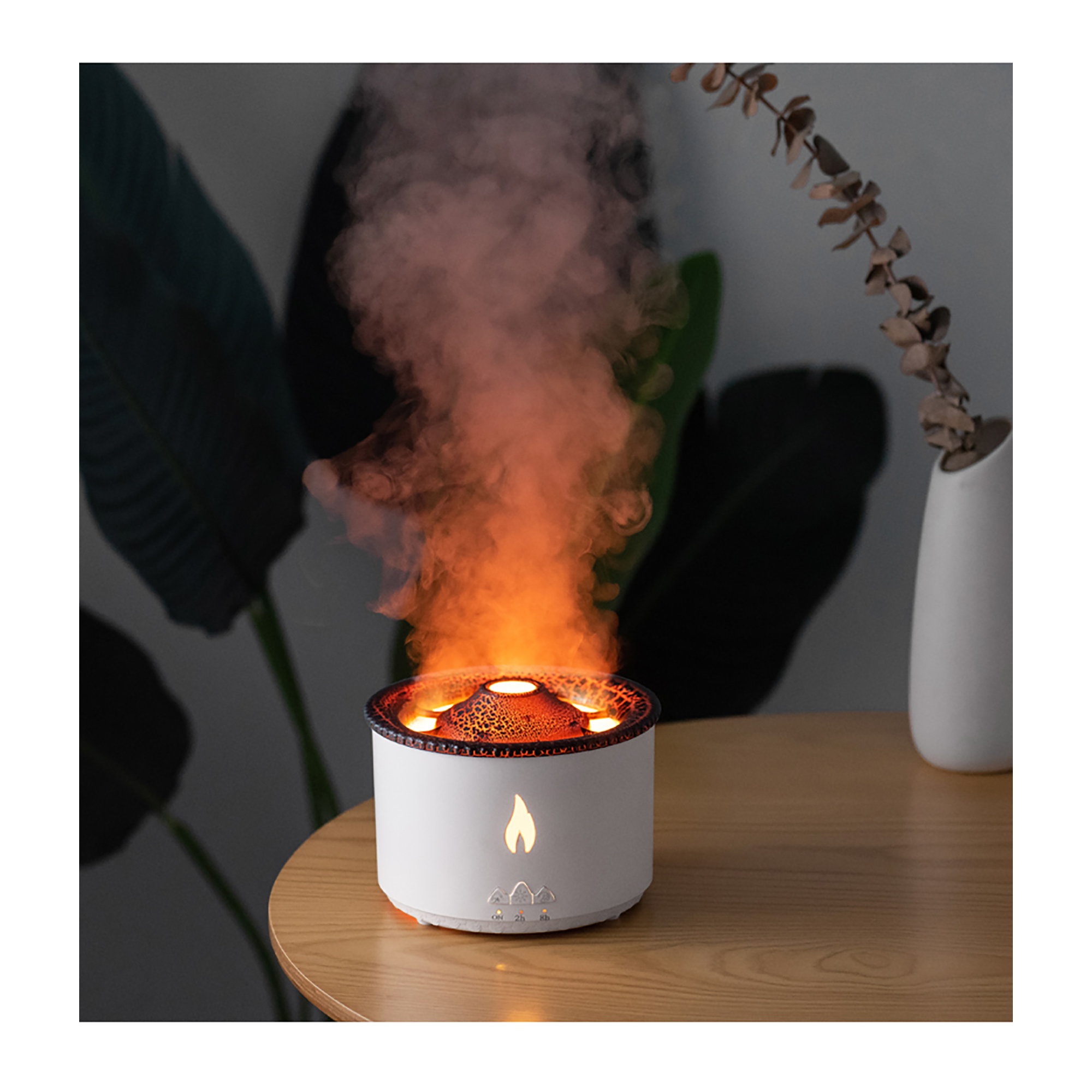 Увлажнитель воздуха "Smart Volcano"с пультом ДУ,  функцией ароматерапии и интерьерной подсветкой-4