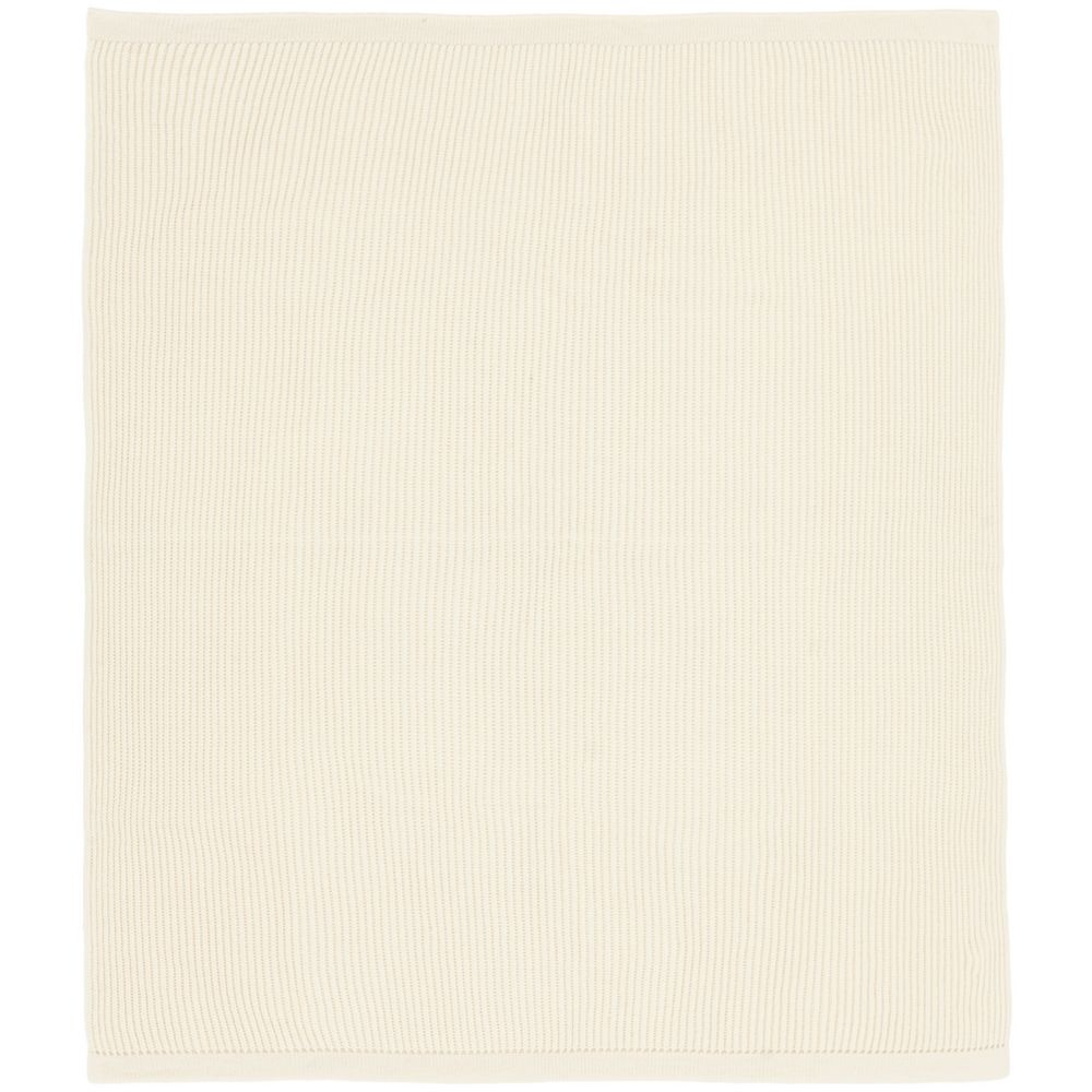 Плед Shirr, молочно-белый-4