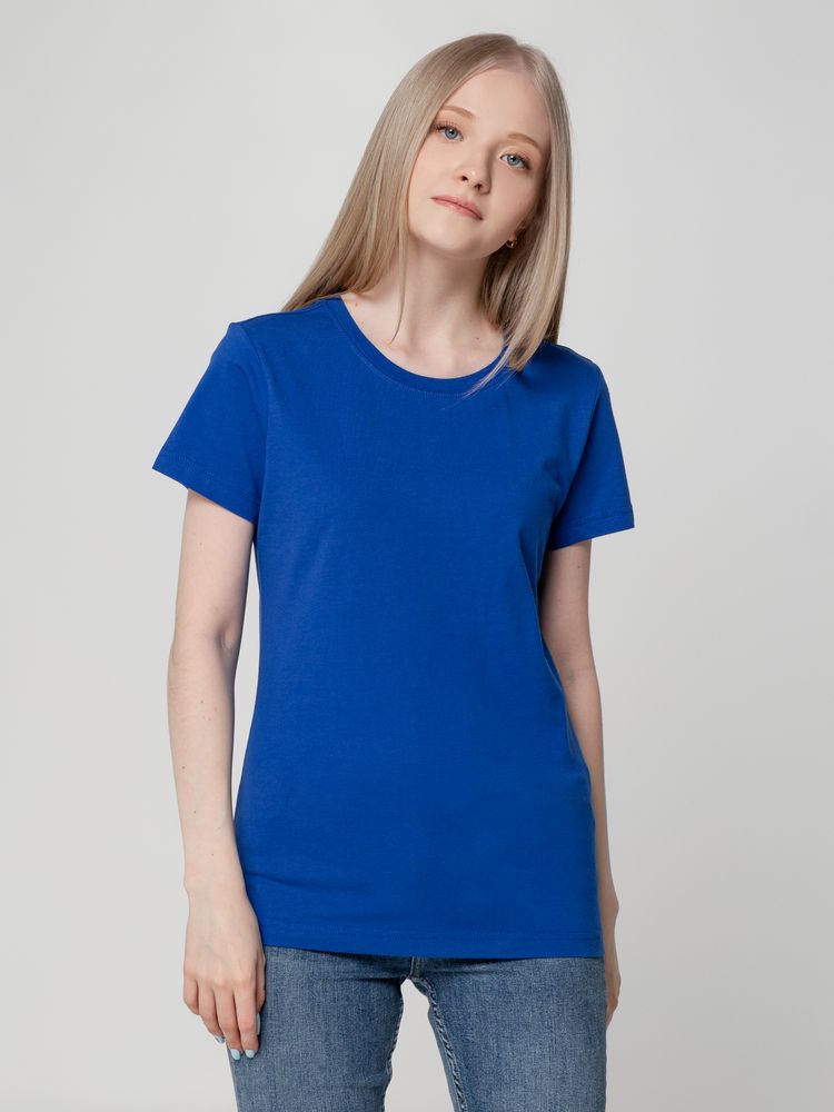 Футболка женская T-bolka Lady, ярко-синяя-3