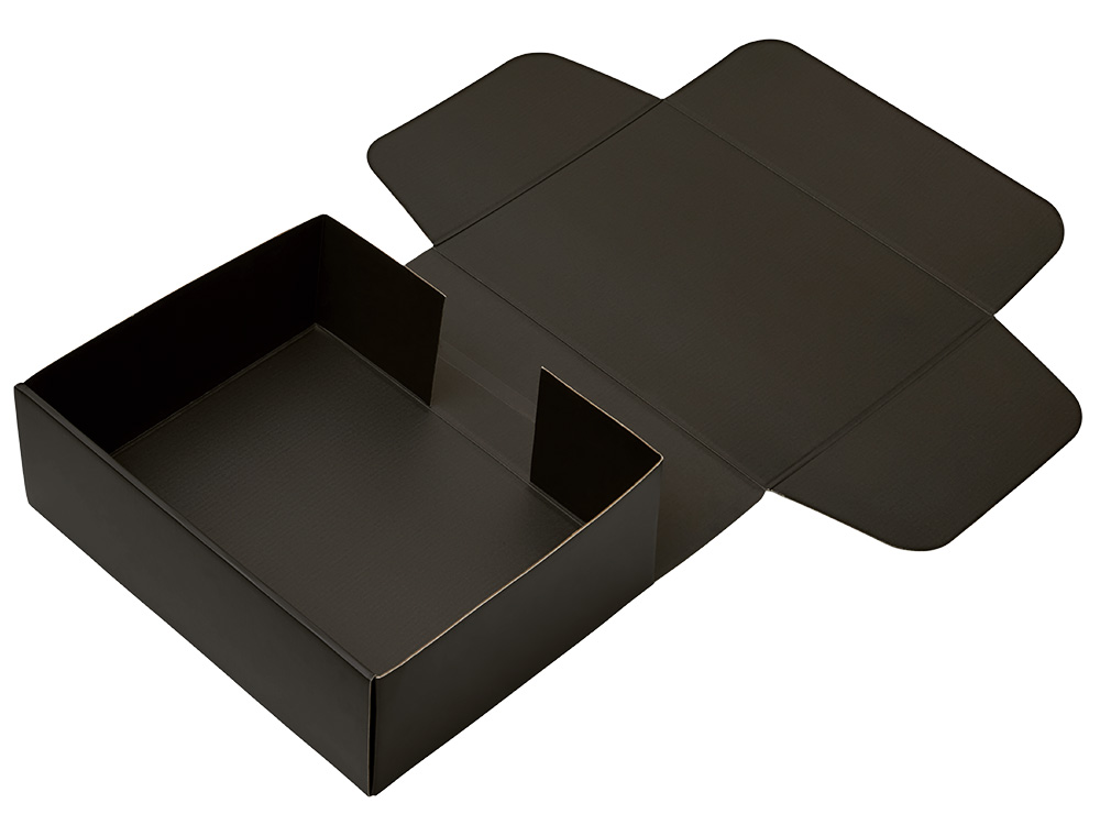 Коробка подарочная Raven, XL , черная, вн. размер 300х235х105 мм., горизонтальная-2