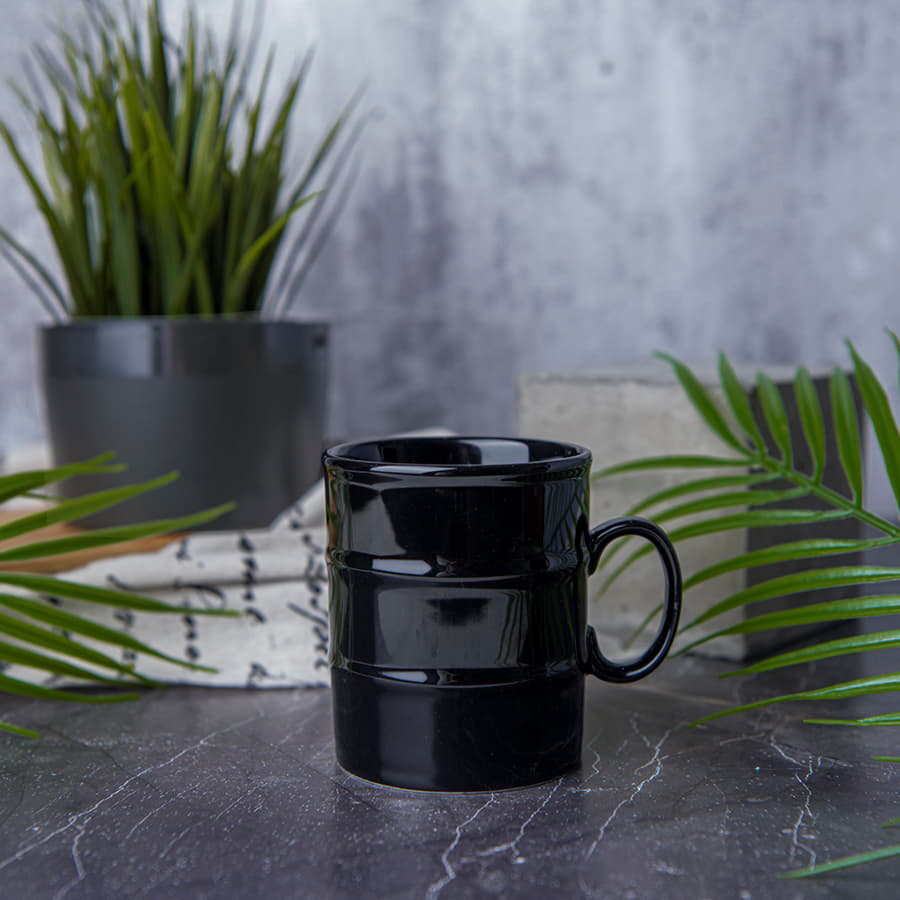 Кружка  "Бочка" в подарочной упаковке, черный-2