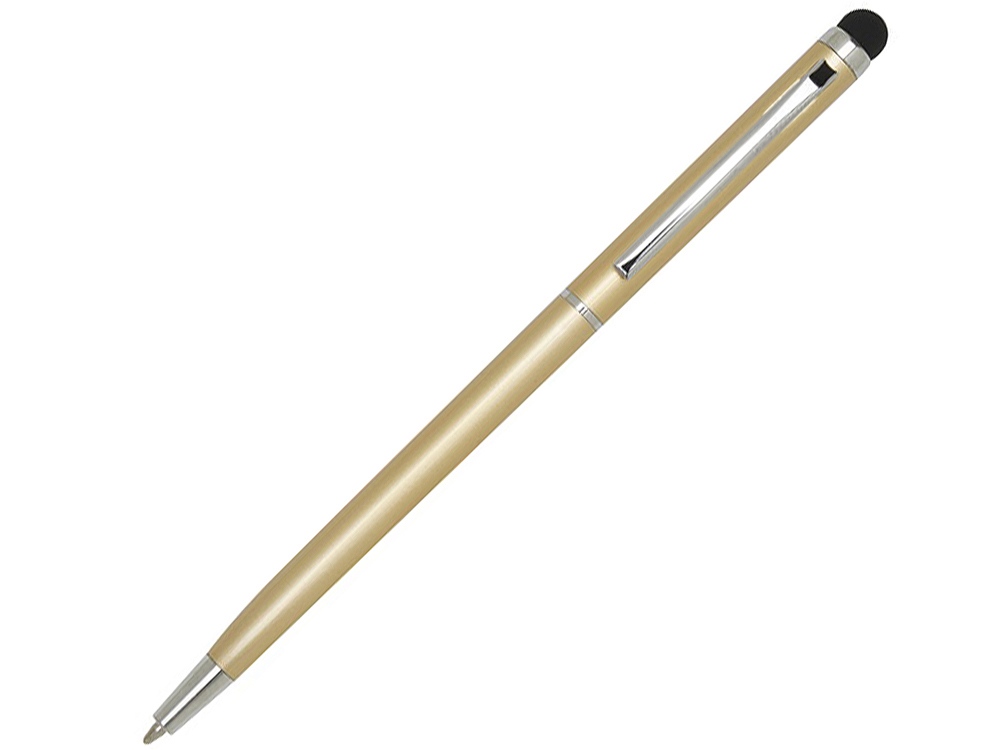 Шариковая ручка Ore алюминиевая со стилусом - Кремовый-0