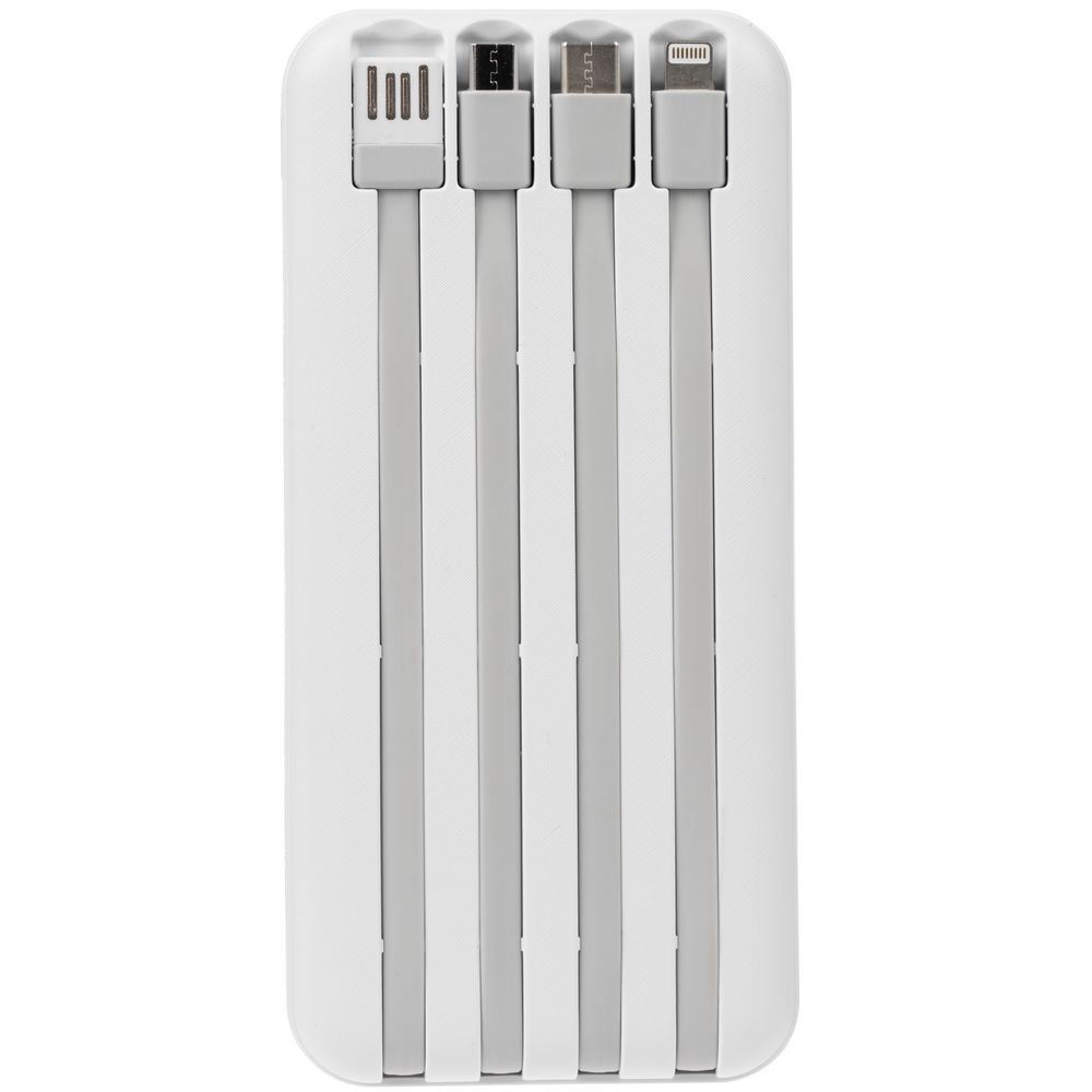 Внешний аккумулятор Omni Qi 10000 мАч, белый-1