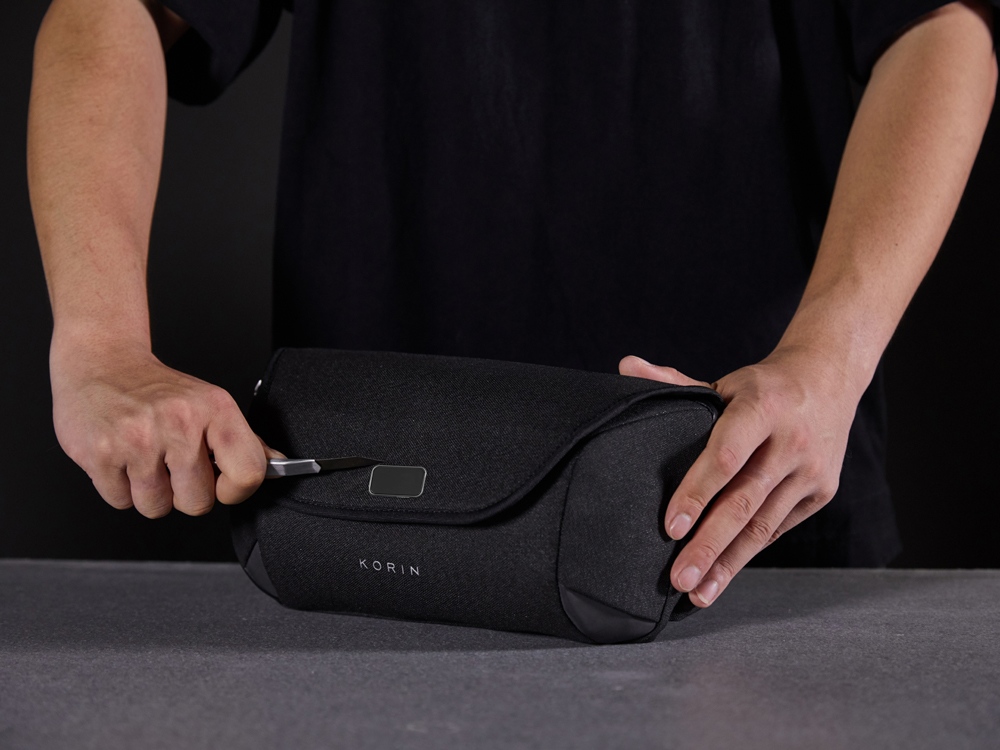 Антикражная сумка на пояс Clickpack, черный-12