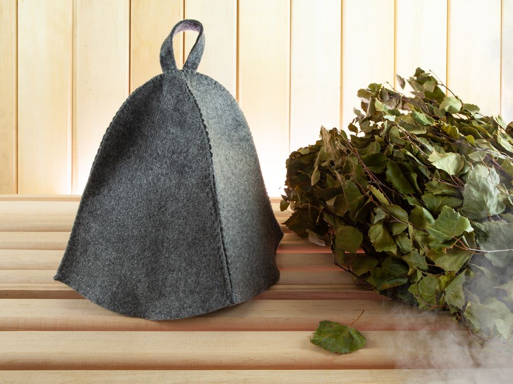 Банная шапка Heat Off, серая-2