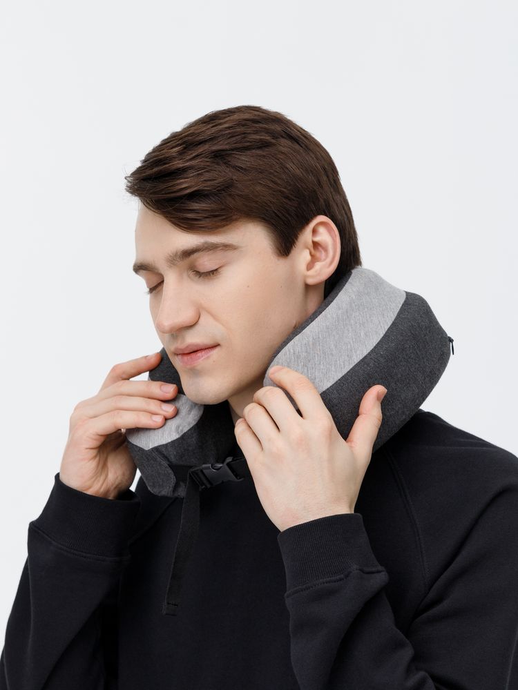 Дорожная подушка Piligrim, серая-8