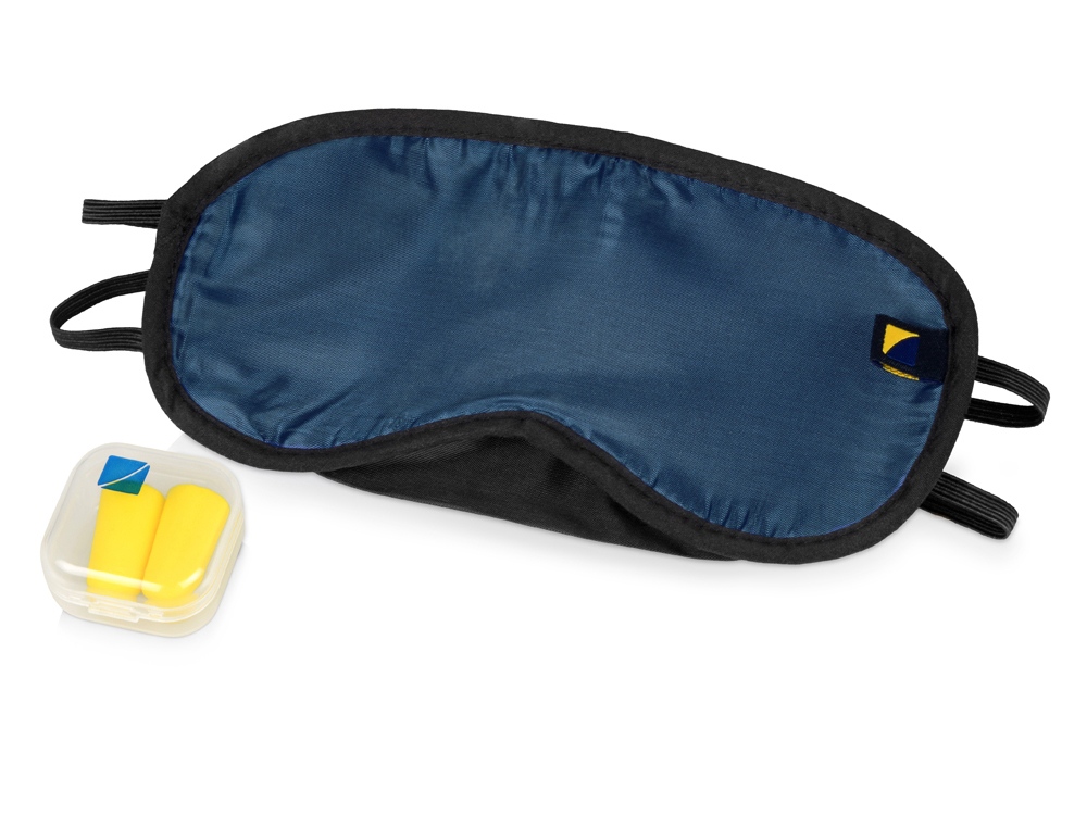 Дорожный набор Travel Blue Comfort Set, синий/черный-0