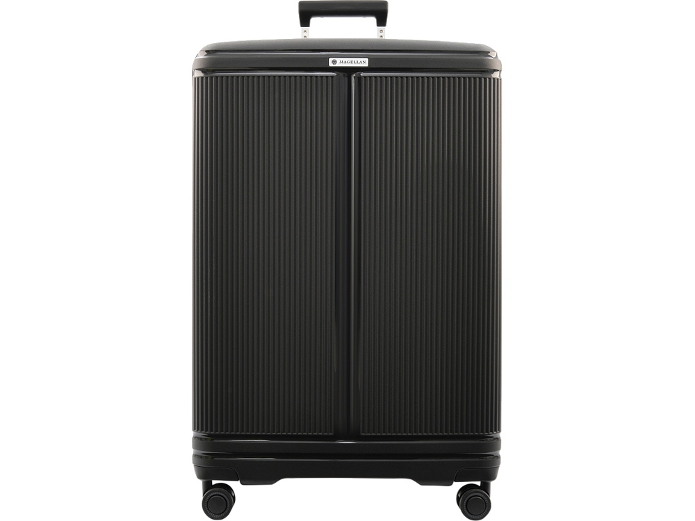 Чемодан 4-х колесный, Magellan, TRINIDAD, 110л, черный металлик-0