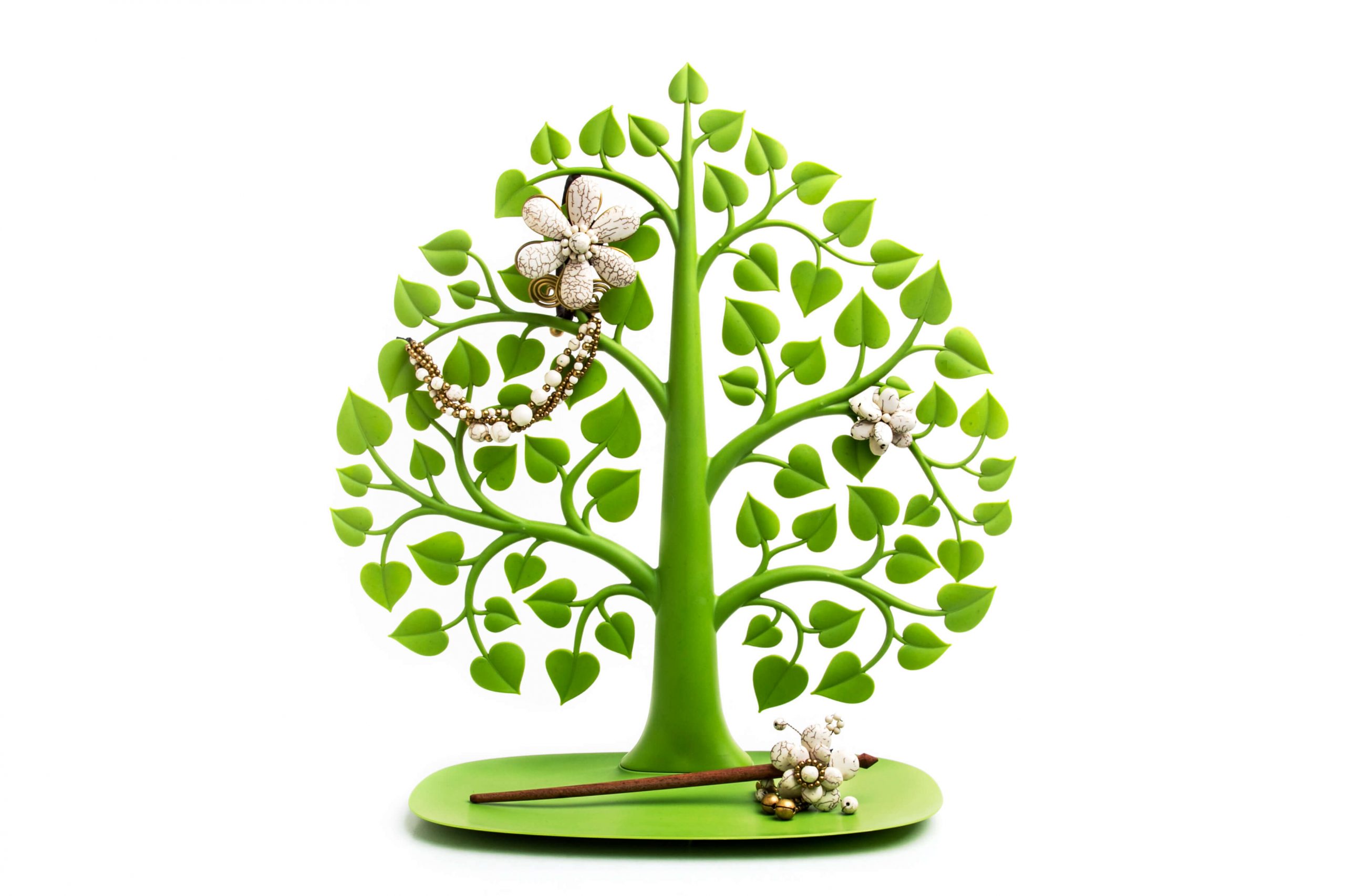 Декоративный органайзер для украшений Bodhi, Зелёный-3