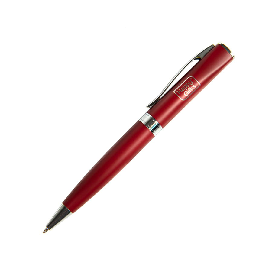 Ручка шариковая WIZARD CHROME, бордовый-1