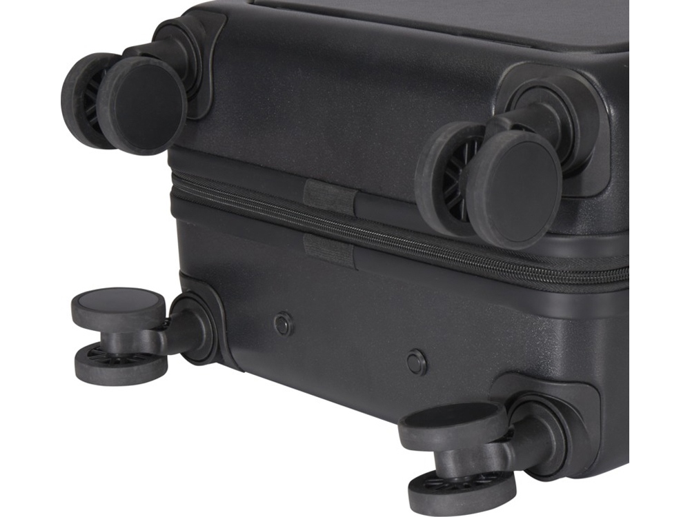 Rover Pro 20-дюймовый чемодан на колесах из материалов, переработанных согласно стандарту GRS, объемом 40 л - сплошной черный-7