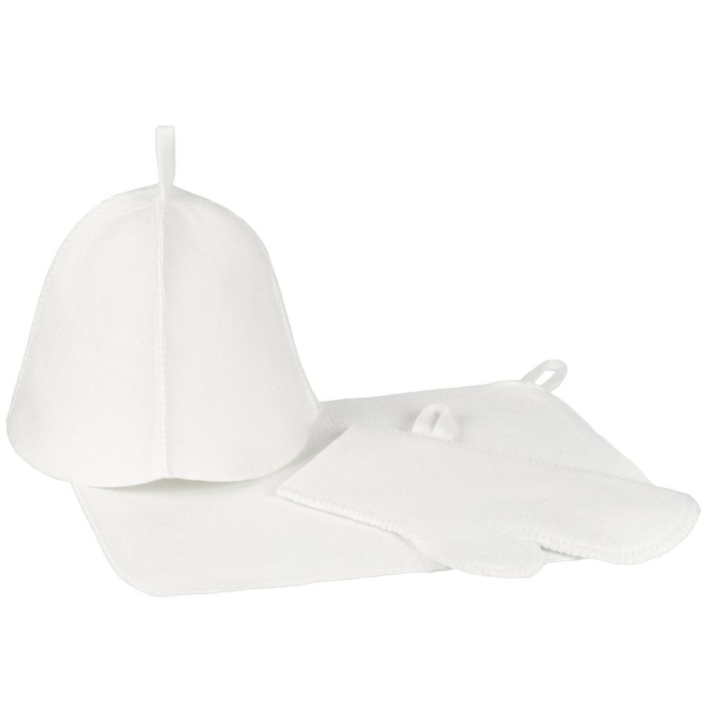 Набор для бани «Парилка», белый-0