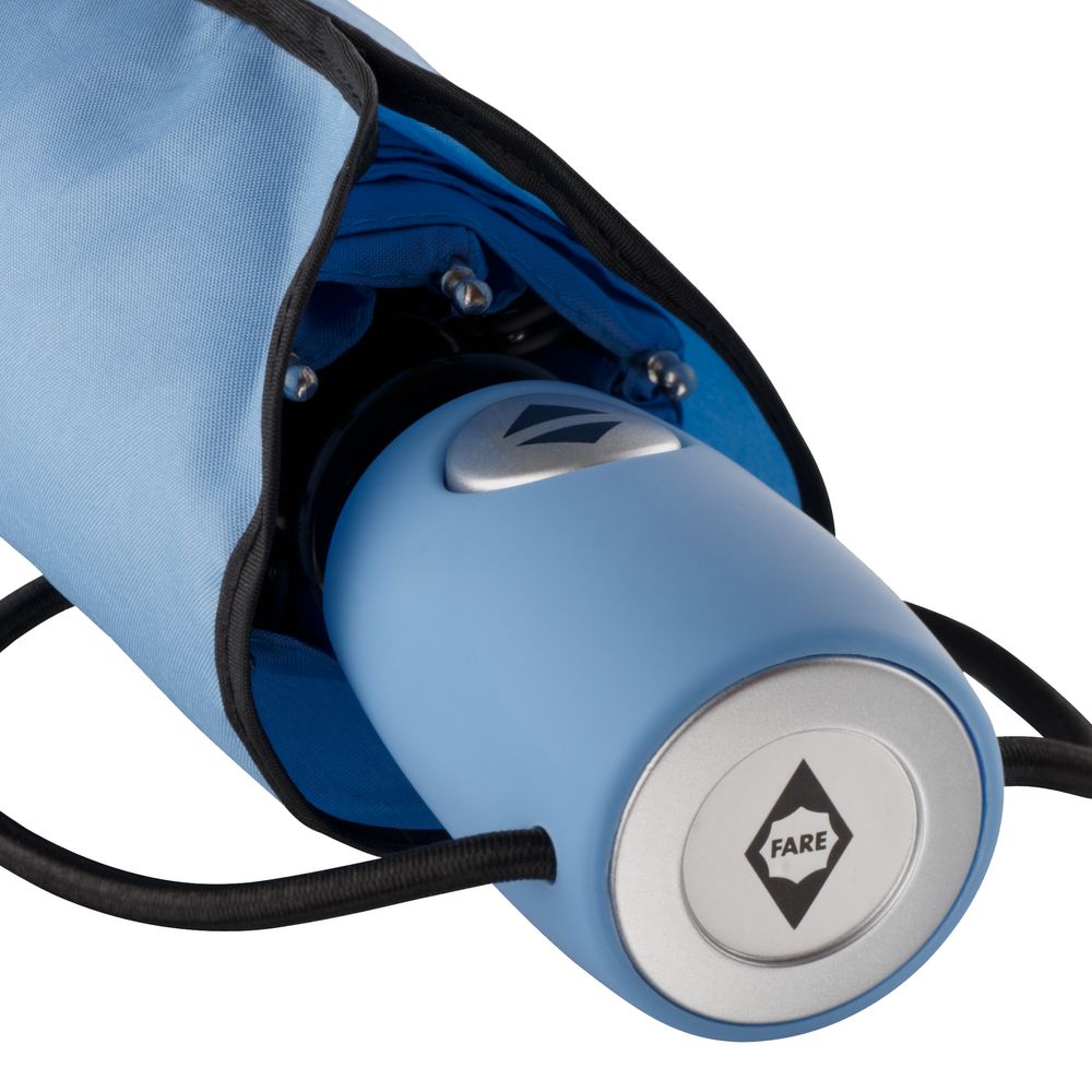 Зонт складной AOC, светло-голубой-4