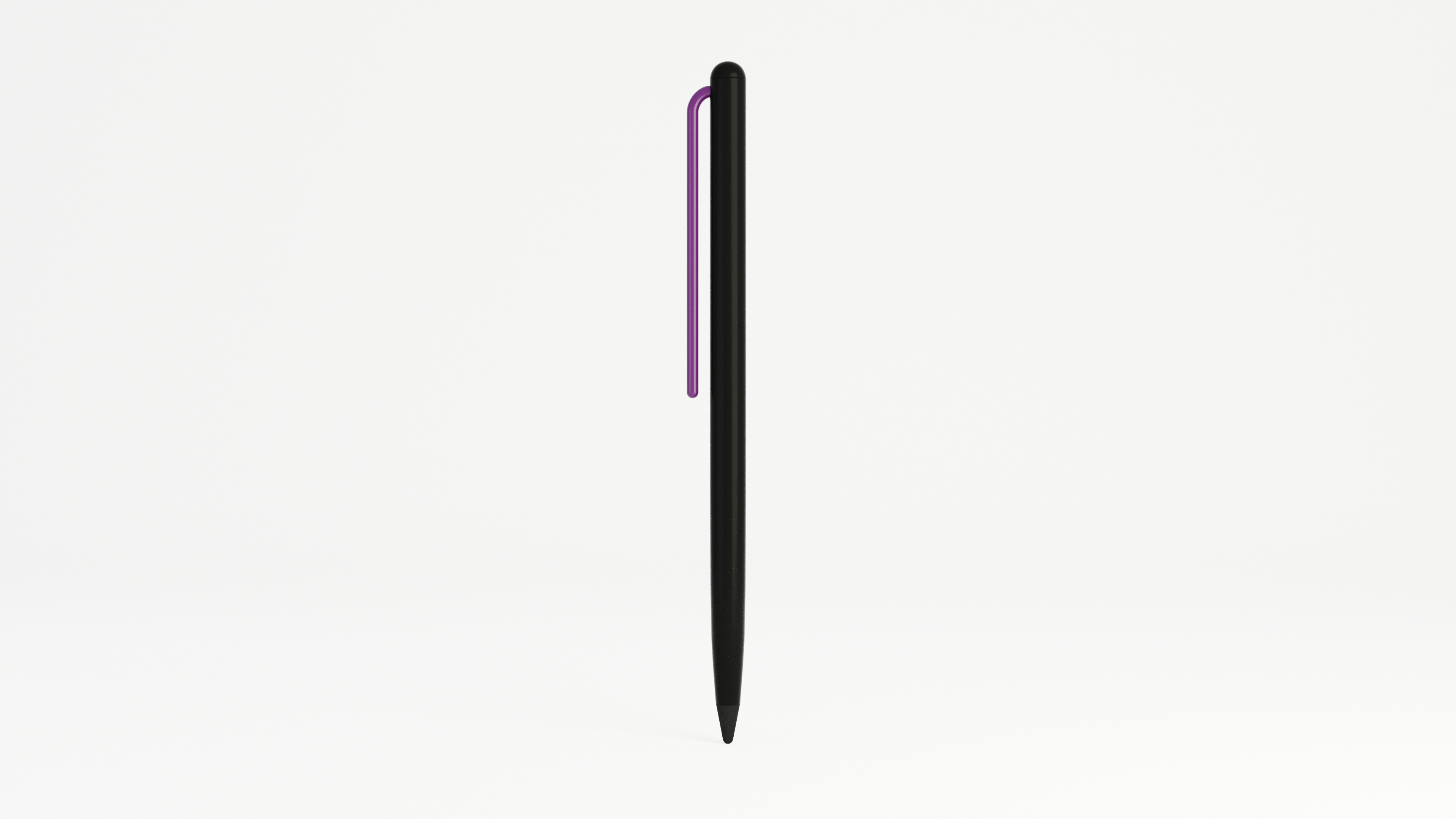 Карандаш Pininfarina GrafeeX с фиолетовым клипом в чехле из переработанной кожи-3