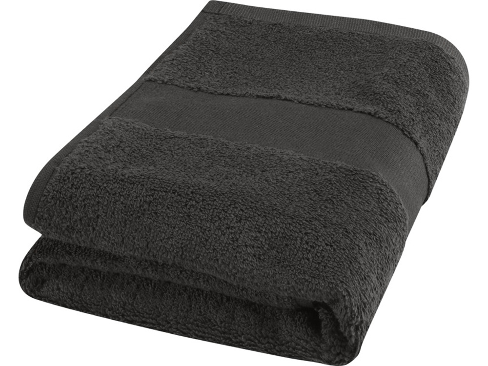Хлопковое полотенце для ванной Charlotte 50x100 см с плотностью 450 г/м2, антрацит-0