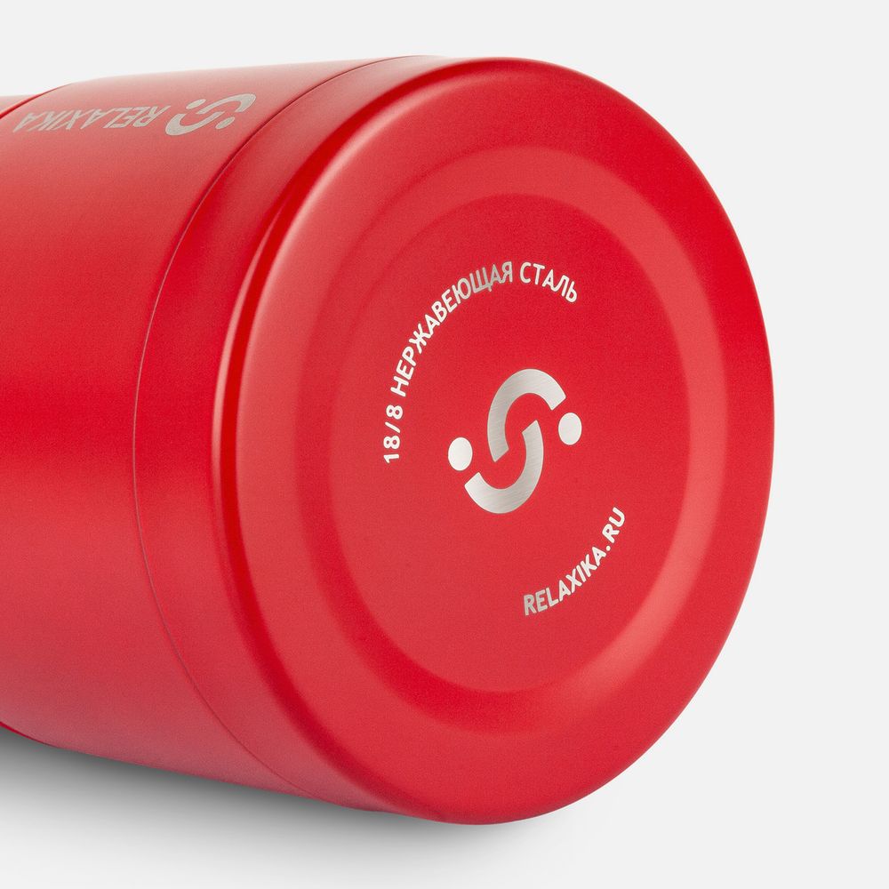 Термос для еды Relaxika 500, красный-3