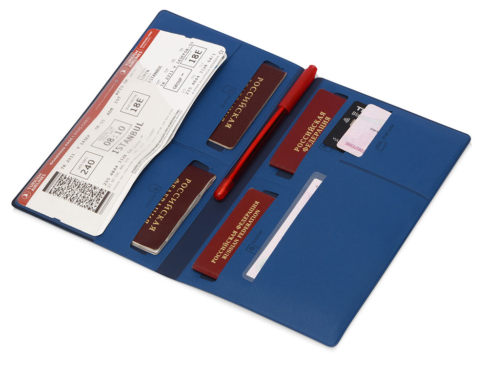 Семейный органайзер для путешествия Favor, синий-2