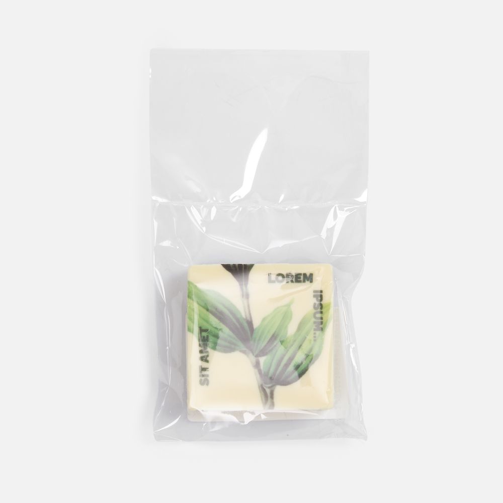 Печенье Dream White в белом шоколаде, квадрат-8