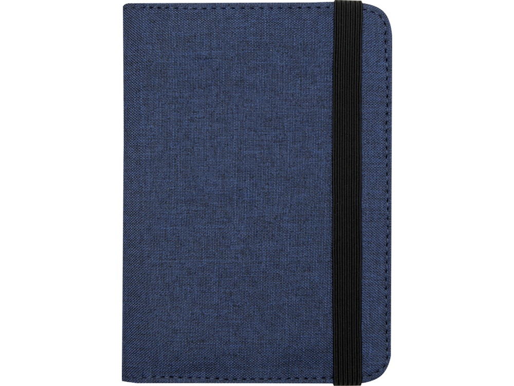 Ross Держатель паспорта с RFID-защитой из переработанного PET-пластика, сертифицированного согласно GRS - navy-1