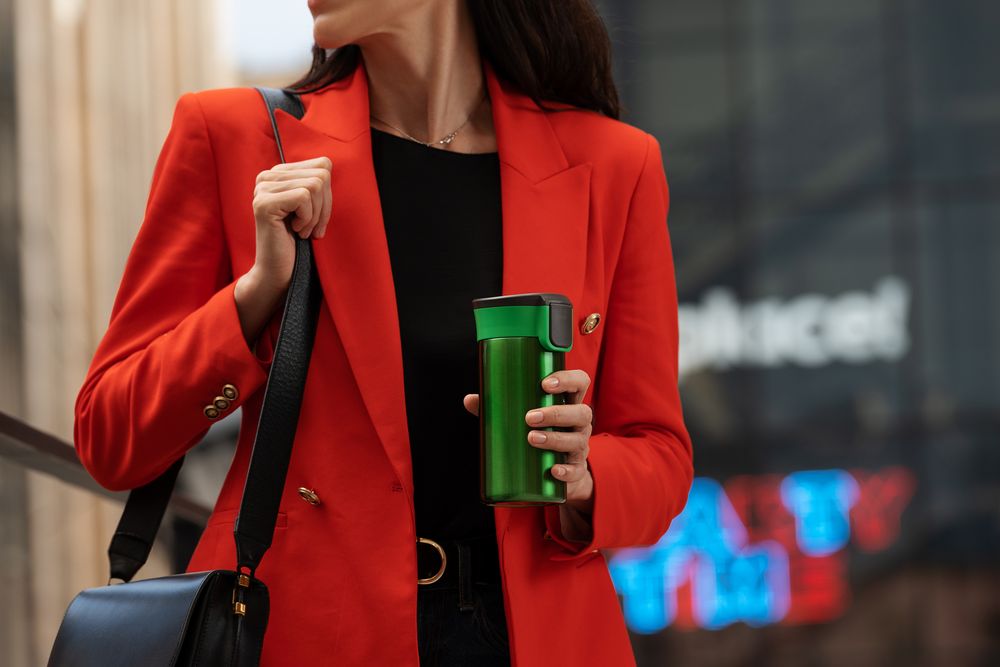 Термостакан Tralee, зеленый-2