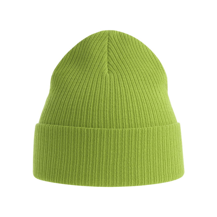 Шапка с отворотом NELSON из органического хлопка, зеленое яблоко-2