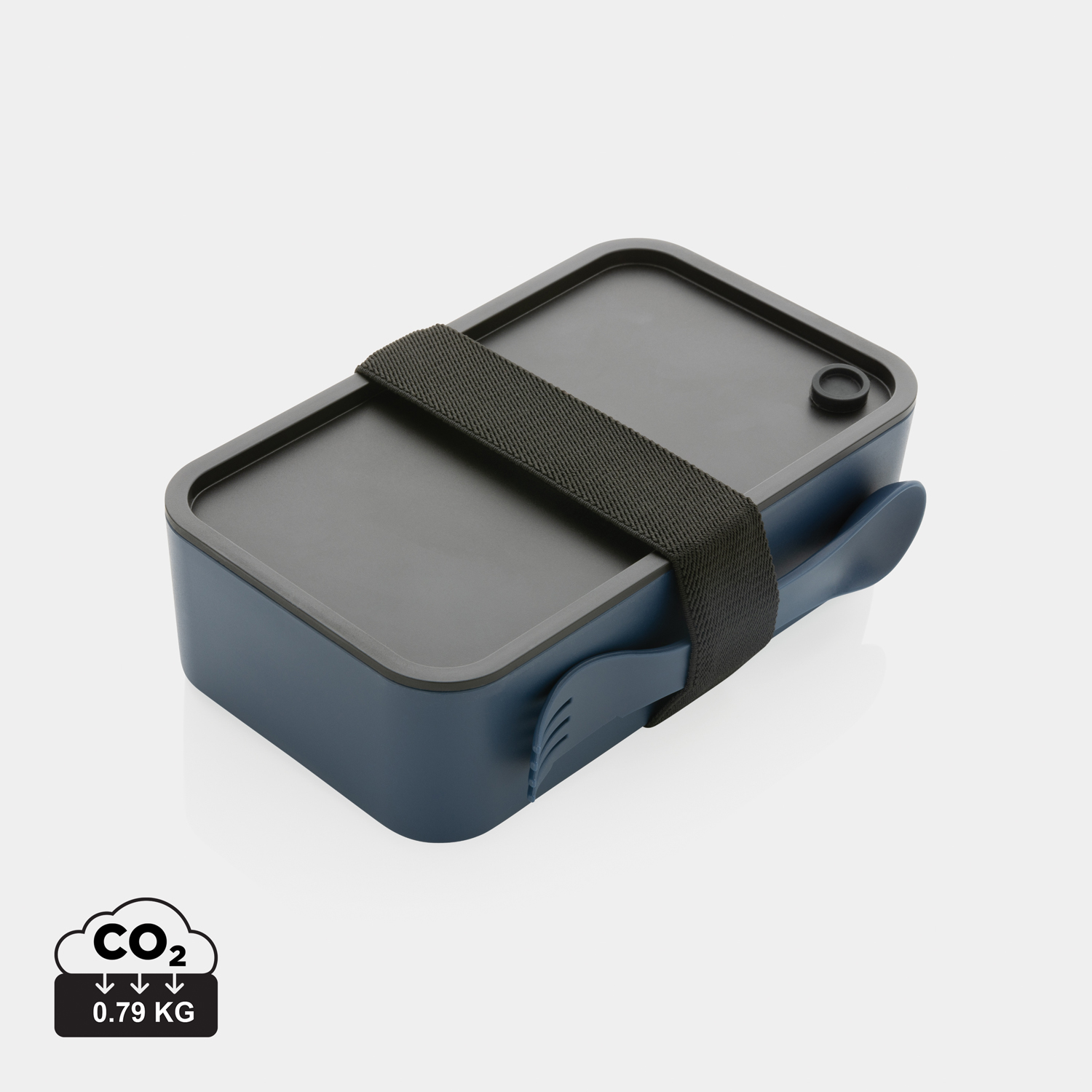 Ланч-бокс из переработанного полипропилена со столовым прибором (стандарт GRS)-10