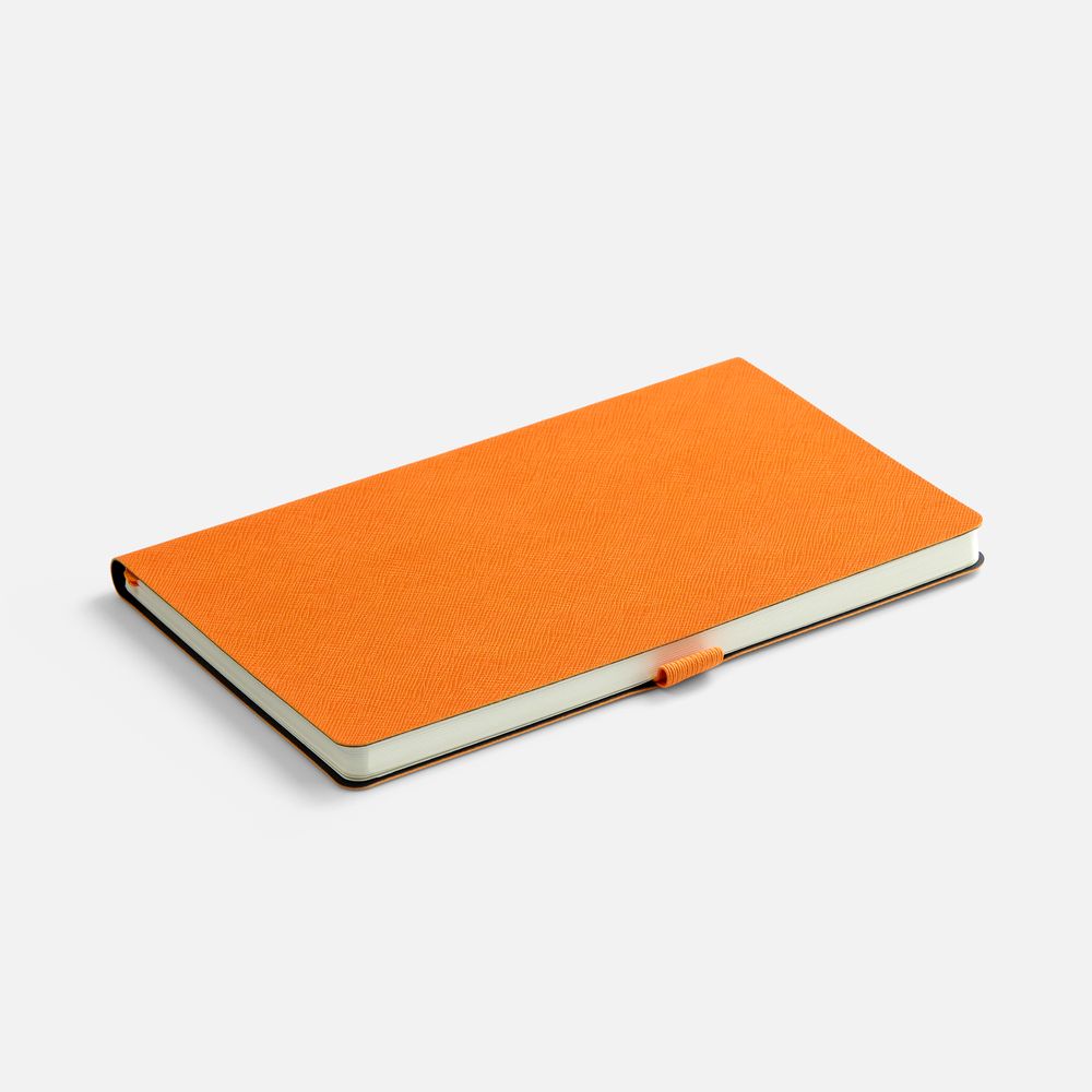 Ежедневник Lungo, недатированный, оранжевый-0