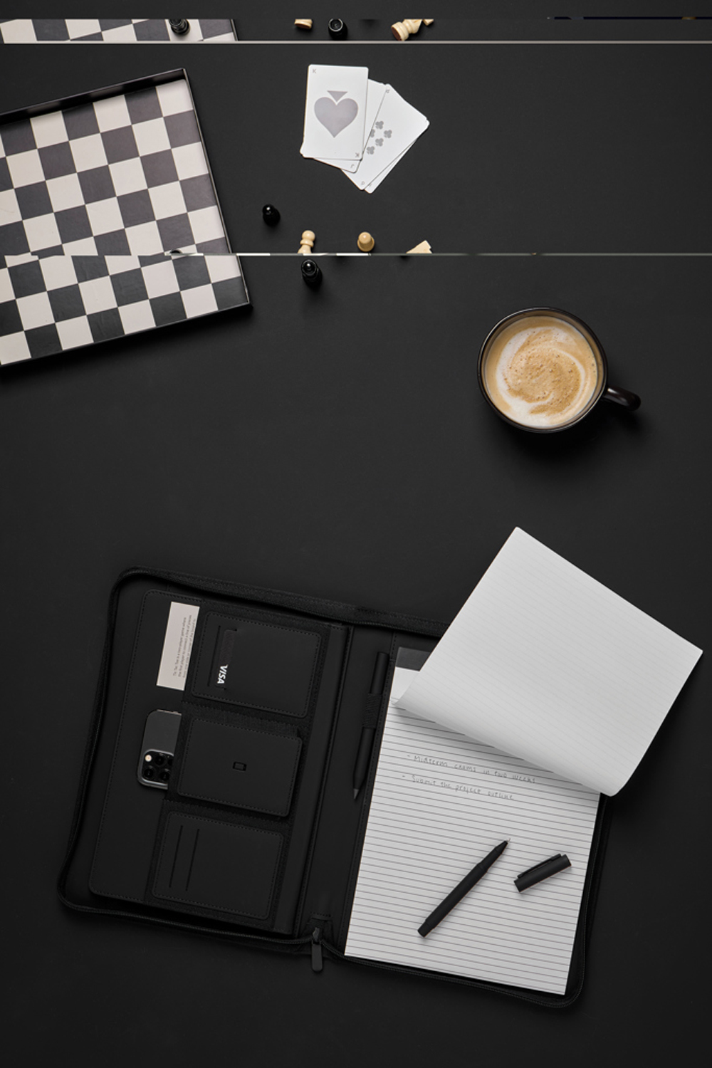 Органайзер VINGA Baltimore из переработанного PU RCS, A4-7