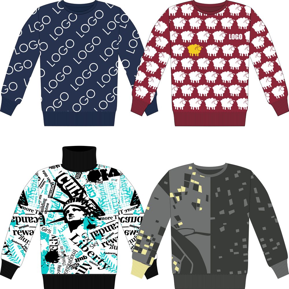 Свитер на заказ Tricksy Net, акрил-0