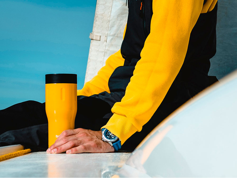 Термос питьевой, вакуумный, бытовой, тм bobber. Объем 0,47 литра. Артикул Tumbler-470 Ginger Tonic-6